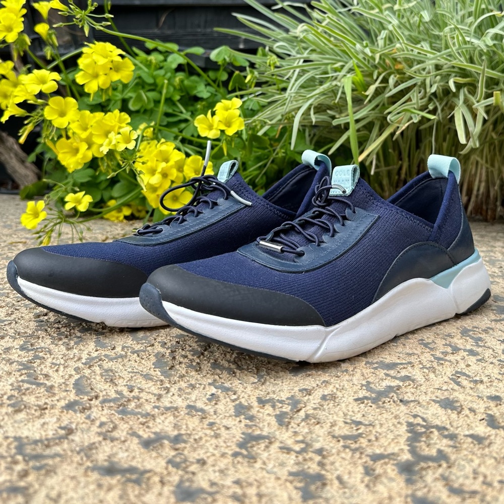 Cole Haan Grandsport Women's Trainer in Navy Blue Stitchlite™ Slip-On Sneaker